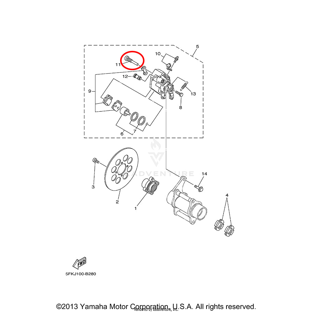 Pin Pad Bolt