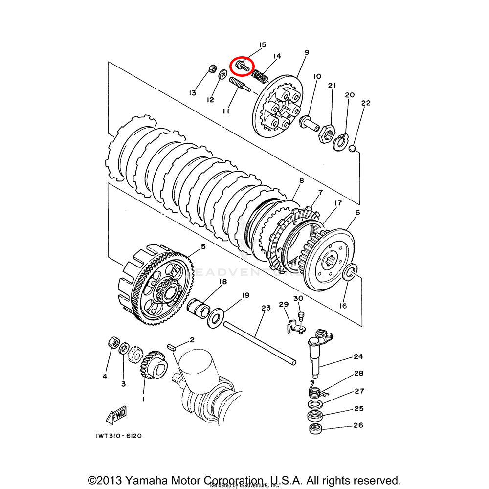 Banshee Pressure Plate Screw