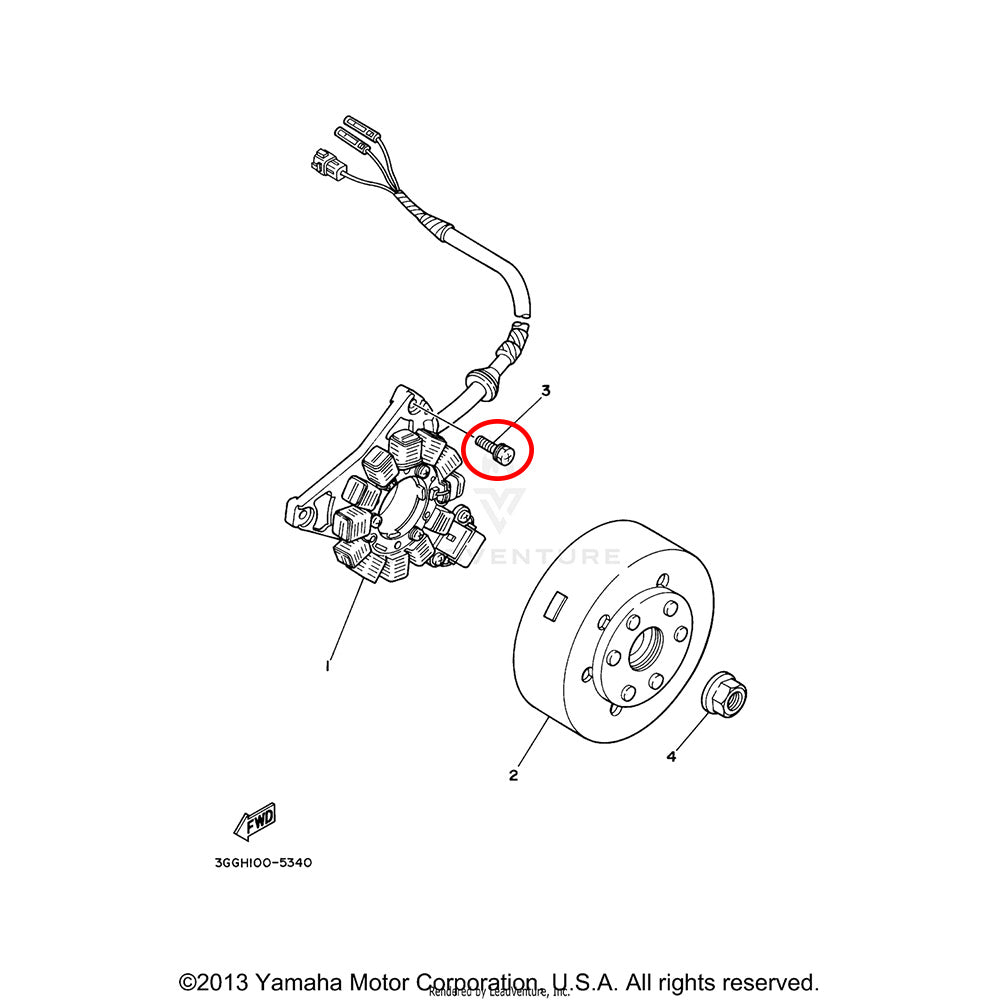 Banshee Stator Bolt