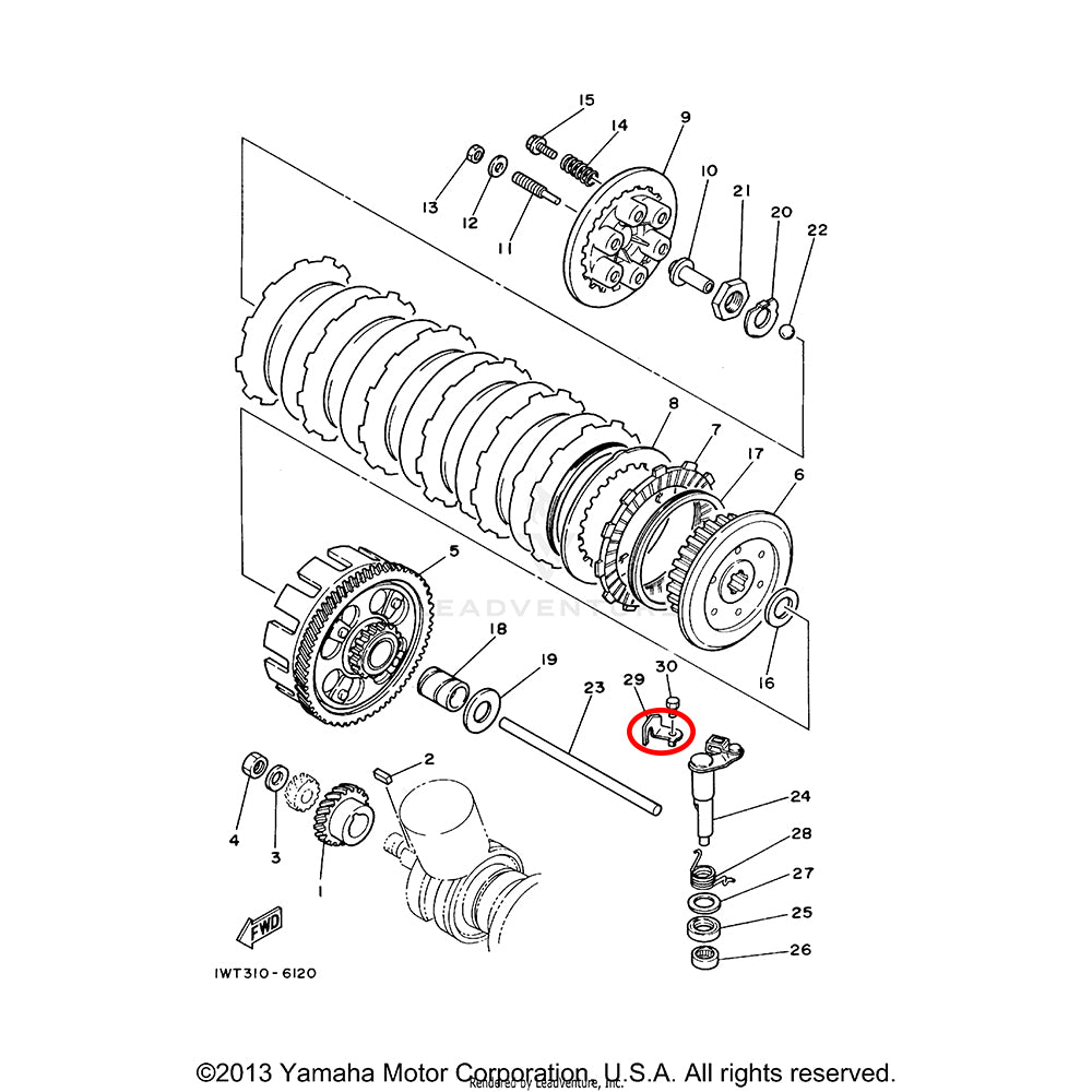 Banshee Transmission Washer