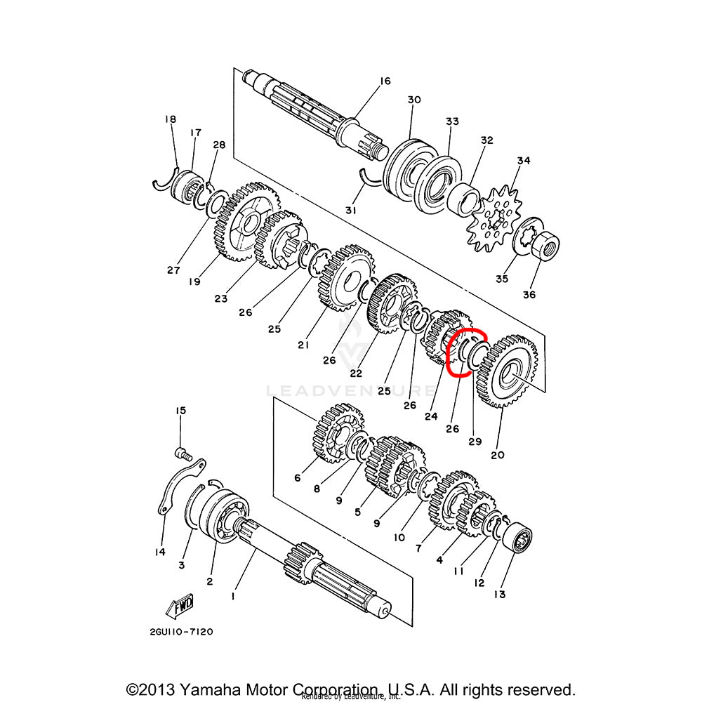 Banshee Transmission Circlip