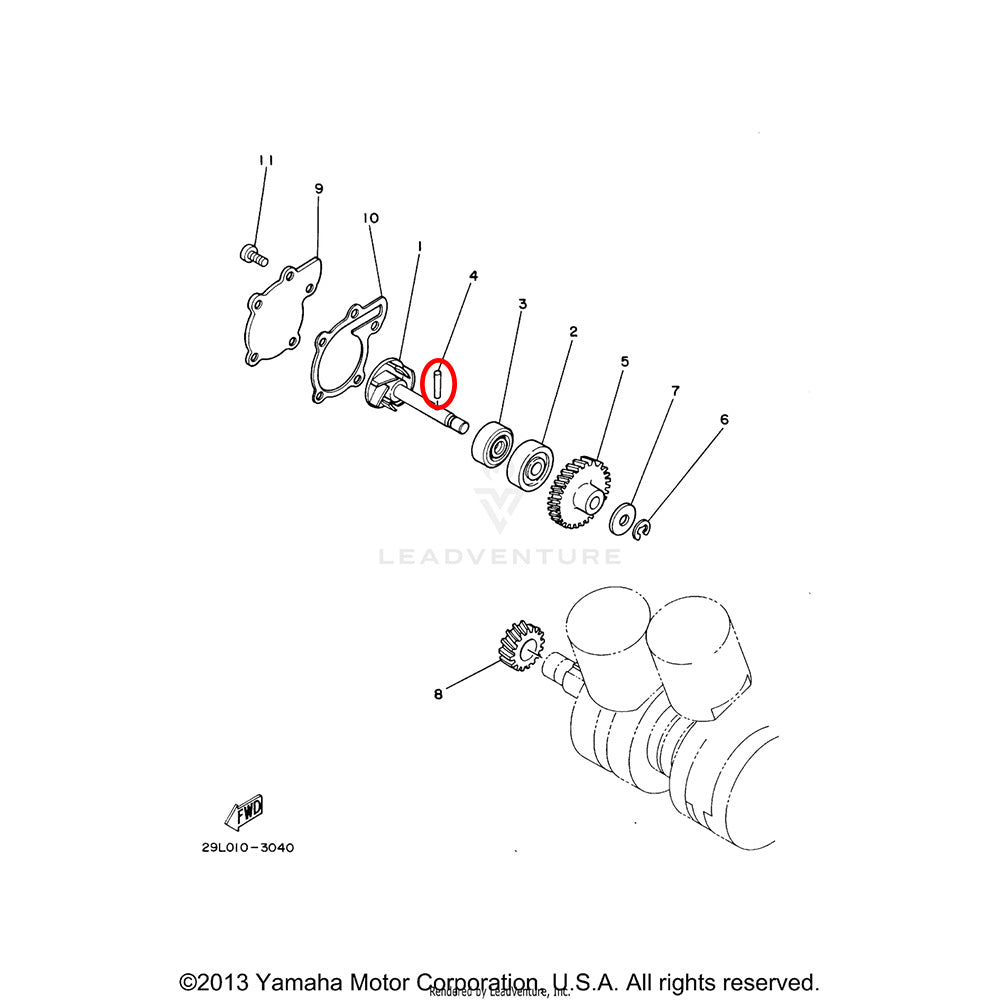 Banshee Impeller Pin