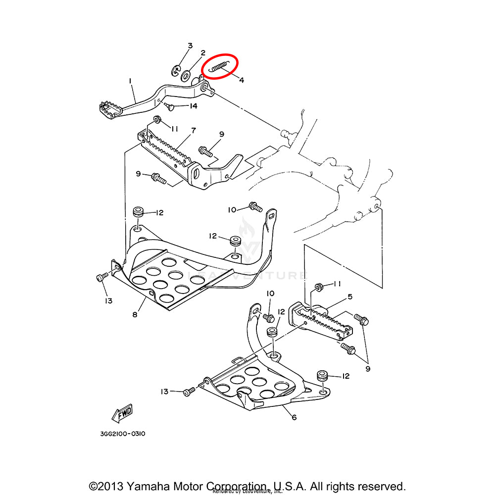 Banshee Brake Pedal Spring