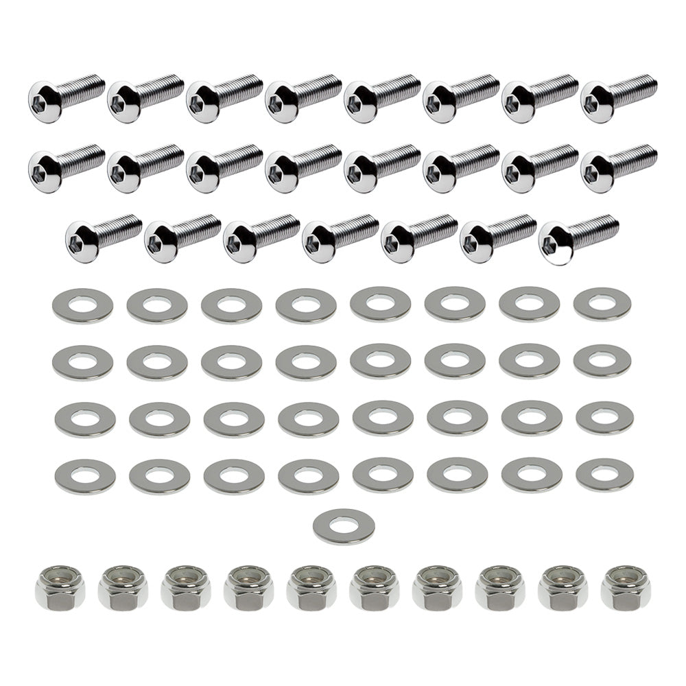 Complete Chrome Bolt Kit For Stock Plastic