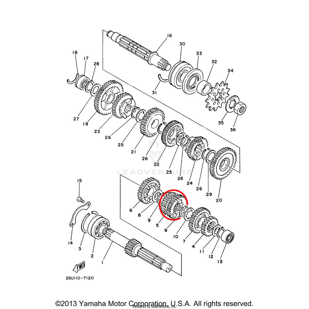 Banshee 3rd & 4th Pinion Gears
