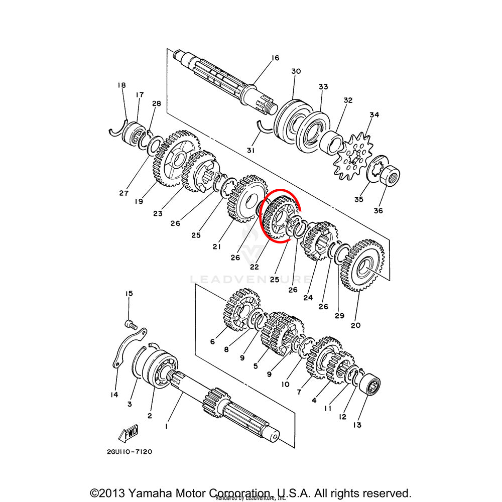 Banshee 4th Wheel Gear