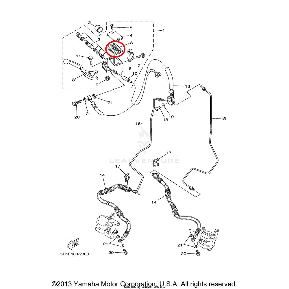 Banshee Front Reservoir Diaphragm