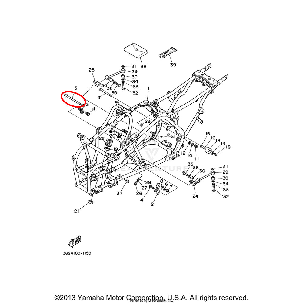 Banshee Front Engine Bolt