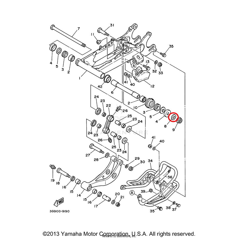Banshee Swing Arm Washer