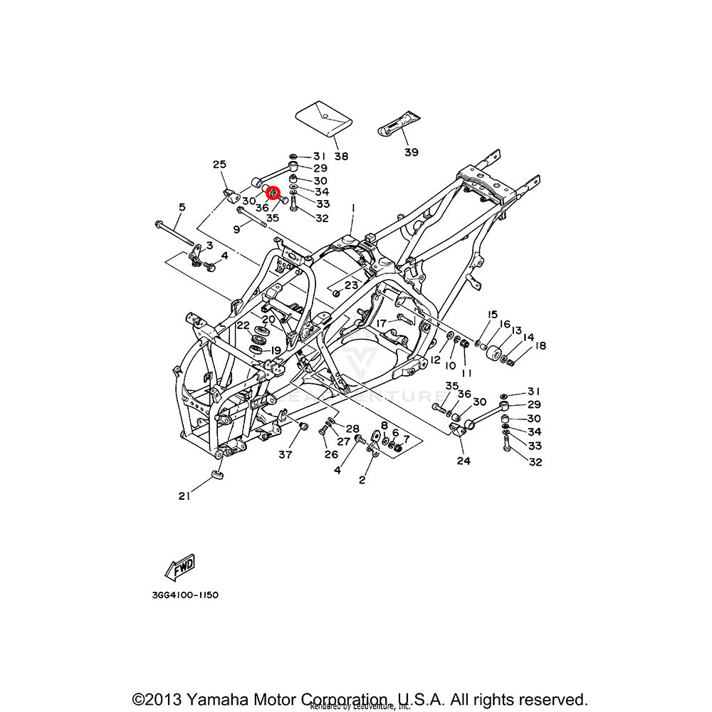 Banshee Engine Mount Spring Washer