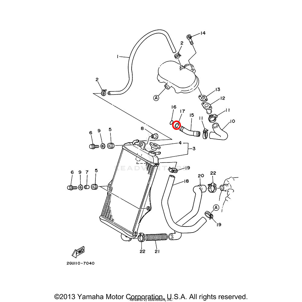 Banshee Coolant Tube Clip