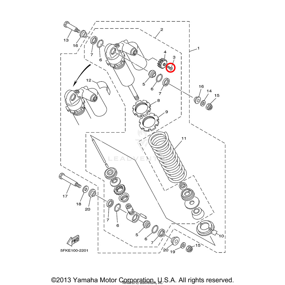 Banshee Dial Screw