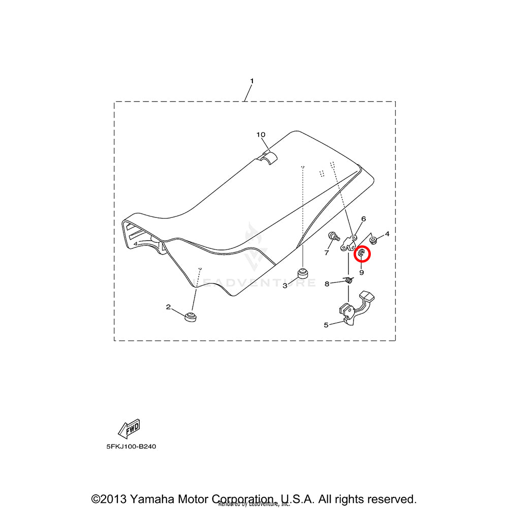Banshee Seat Lever Circlip