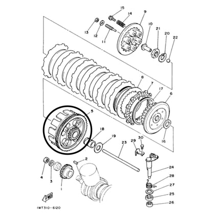 31K-16150-10-00 Clutch Boss