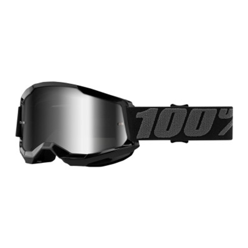 Black Strata 2 Goggle With Silver Lens